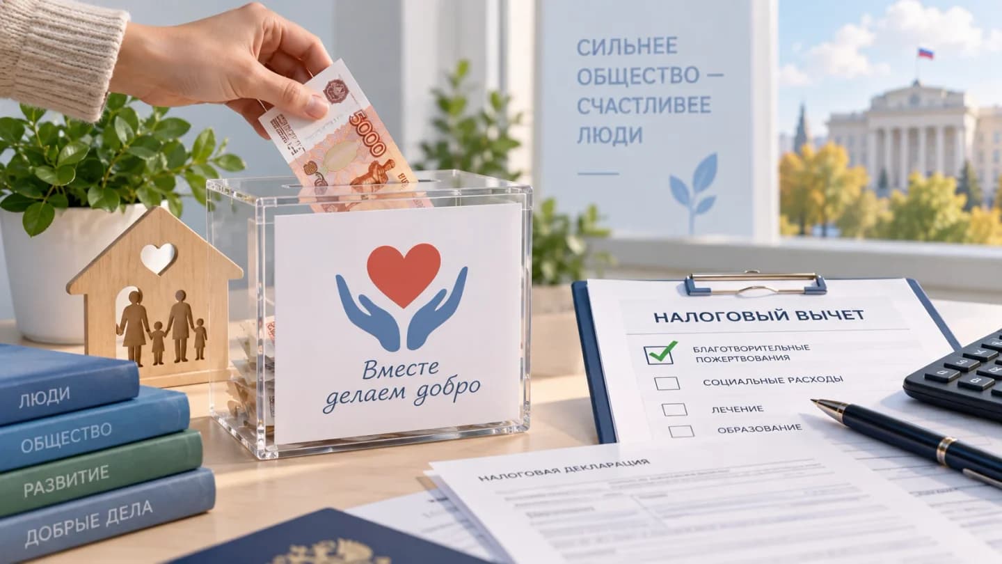 Благотворительное пожертвование и документы для оформления налогового вычета